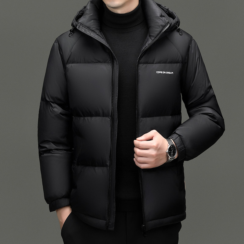 撤标撤柜(C)秋冬男士新款简约休闲时尚百搭连帽羽绒服外套上衣,男装,羽绒服,淘宝优惠券,粉丝福利购,淘宝优惠卷