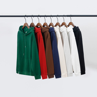 卫衣 秋冬男装 新款 潮牌纯棉落肩情侣连帽卫衣男 春季 撤柜撤标