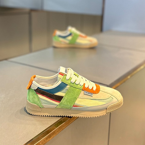 撤标撤柜(H)休闲百搭日常阿甘鞋时尚高级感网红同款拼色舒适潮鞋