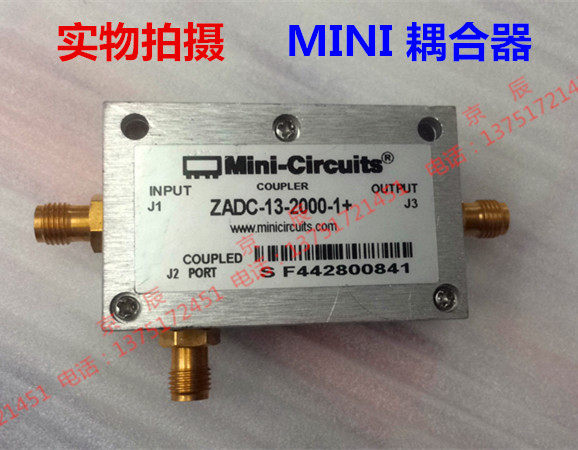 Mini-Circuits ZADC-13-2000-1+耦合器13DB  800-2500MHz,SMA母