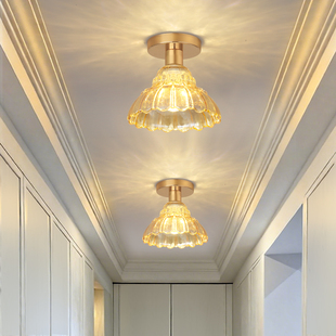 过道灯走廊灯现代简约阳台灯暗装 玄关入户灯楼梯走道灯 筒灯明装