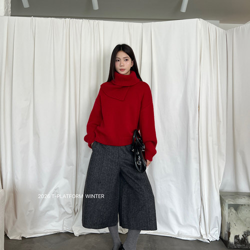 子女高级简约经典款一粒扣直筒