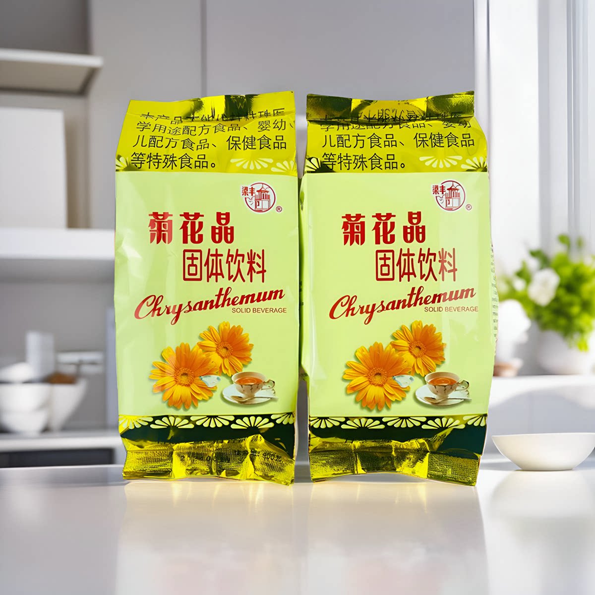 400g袋装菊花晶梁丰颗粒冲剂图片
