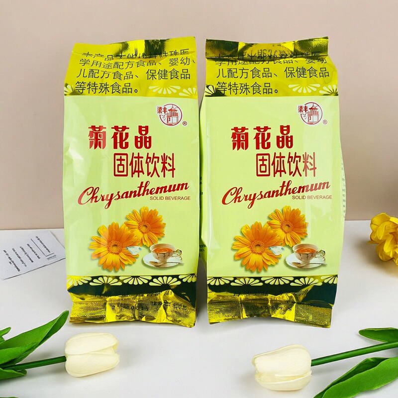 梁丰菊花晶400g袋装固体饮料菊花茶冲剂粉泡水颗粒童年怀旧饮品