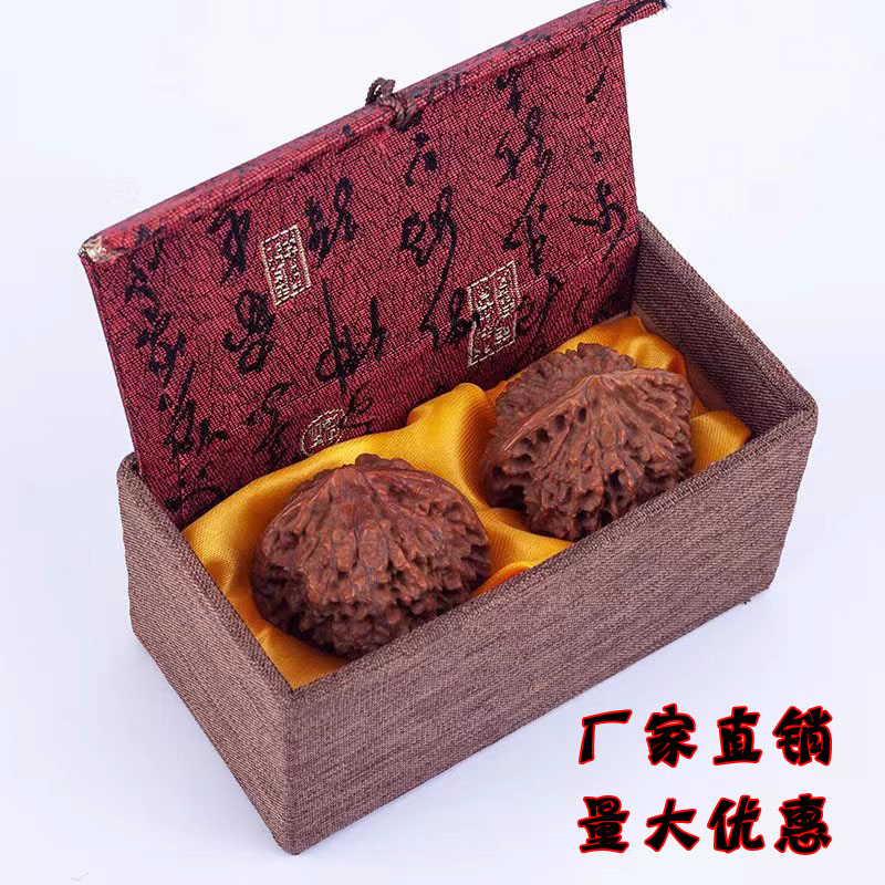 文玩核桃手把件玉章收纳盒礼品盒