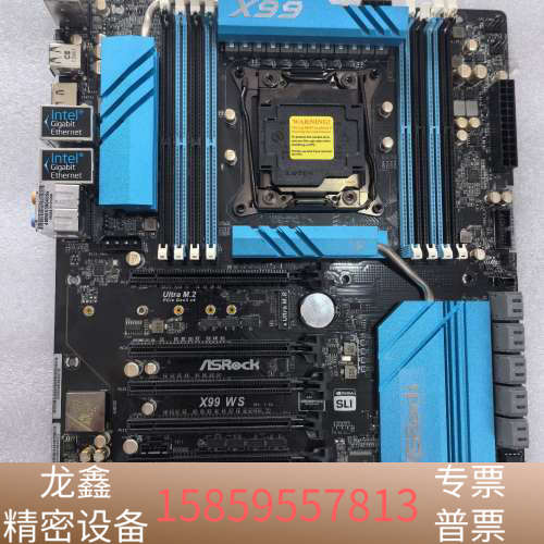 华擎X99 WS工作站主板  开机坏.议价
