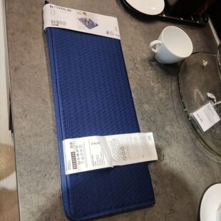 宜家尼雪利德干碗垫沥水垫滤干垫餐垫盘垫杯垫子锅垫杯垫吸水蓝色
