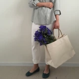 Южнокорейский товар, вместительная и большая сумка на одно плечо, шоппер, брендовая сумка через плечо, простой крой