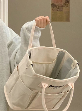 日本vegiebag妈咪包手提母婴包外出轻便大容量妈妈包女帆布托特包