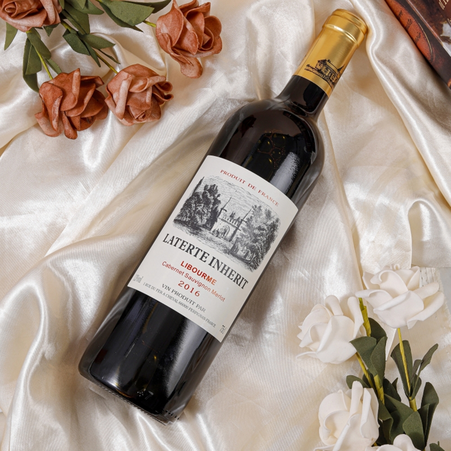 法国原装进口la菲红葡萄酒750ml