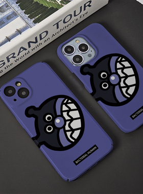 日韩动漫卡通面包超人菲林硬壳适用iphone15手机壳14pro防摔菲林软壳13苹果12xr细菌人11xsmax少女78p全包se3