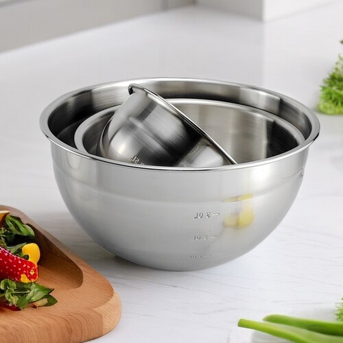 LUCUKU304不锈钢盆打蛋沙拉碗盆