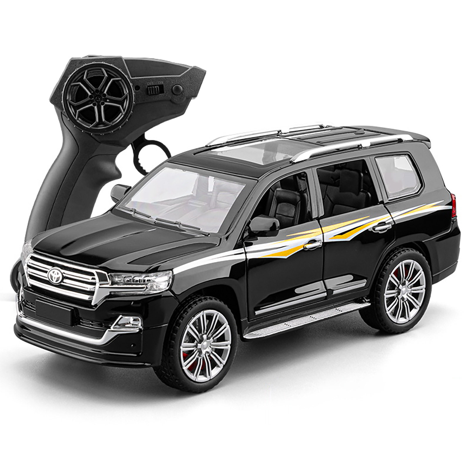 新款 授权1:24丰田酷路泽合金越野车模遥控漂移亲子赛道玩具,玩具/童车/益智/积木/模型,电动/遥控车,淘宝优惠券,粉丝福利购,淘宝优惠卷