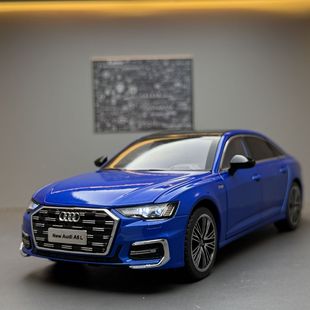 合金1比24奥迪A6L汽车声光儿童玩具车模型摆件火车/摩托/汽车模型