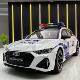 新款 威丽合金车模1比24澳迪RS6警车带声光玩具车音乐模型摆件收藏