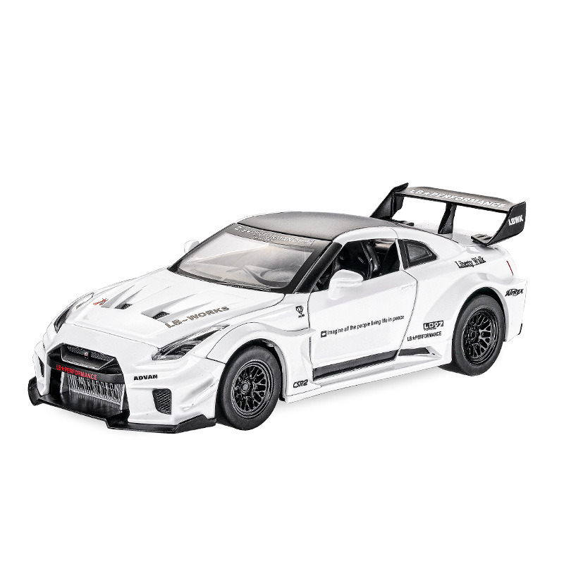 1/32GTR-CSR2东瀛战神仿真合金声光回力儿童玩具汽车模型摆件