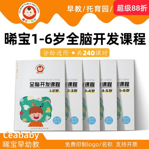 全脑开发课程幼儿园早教全脑课程