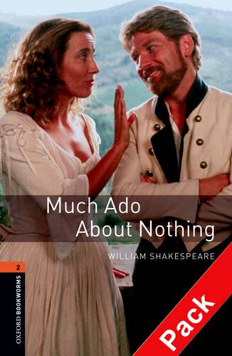 【外研社】Oxford Bookworms Library: Level 2: Much Ado About Nothing Playscript audio CD pack  初二、初三
