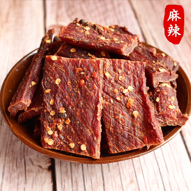 11-19新券手撕风干500g袋装小零食干耗牛肉干