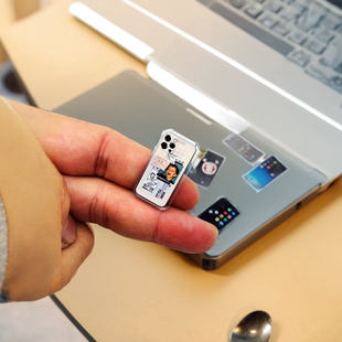 仿真迷你手机移动电话仿真微缩超市摆件模型娃娃屋配件迷你水果