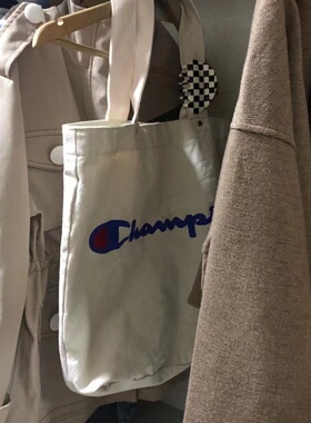 【福利】少量出口单简约刺绣通勤百搭休闲多功能帆布包单肩斜挎包