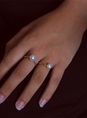 法式淡水珍珠珍珠简约