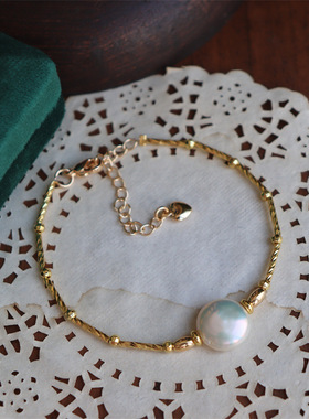 日常淡水珍珠手链轻奢珍珠