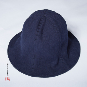 风新款男士亚麻文艺加绒渔夫帽M3P35图片