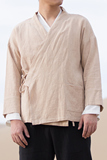 风男装亚麻男士汉服外套C81P75，男装民族服装，钱塘802
