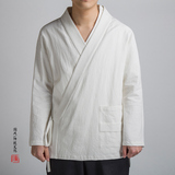 风男装亚麻汉服外套C219P70，男装民族服装，钱塘802