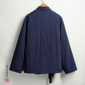 风男装棉麻汉服棉衣外套M10P135图片