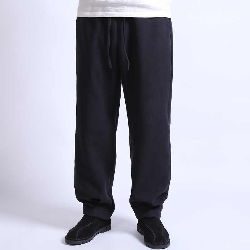 冬装新款风男大码装加绒加厚亚麻休闲裤K32-2P85，男装卫衣，钱塘802