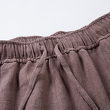 秋冬新款风男装亚麻男士休闲裤阔腿男长裤K91P85，男装休闲裤，钱塘802