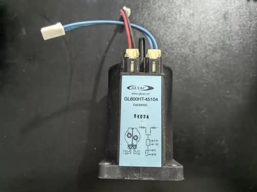 拆机GLVAC国力600A 24V高压直流继电器， 型号:GL600HT-45104