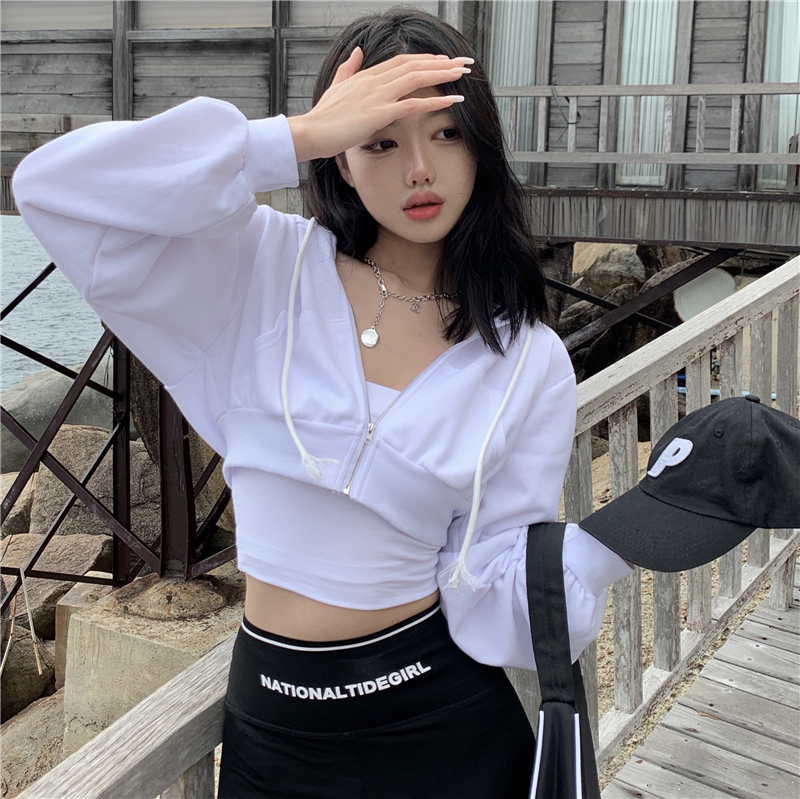 Real price sunscreen short hooded cardigan long sleeve coat