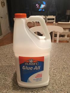 Glue 史莱姆美国elmers All戳戳泥水晶泥快手 牛头白胶桶装 分装