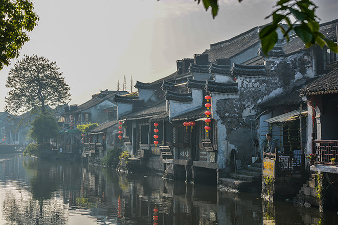 浙江杭州西湖雷峰塔千岛湖古镇城市风景海报定做酒店装饰贴画8950