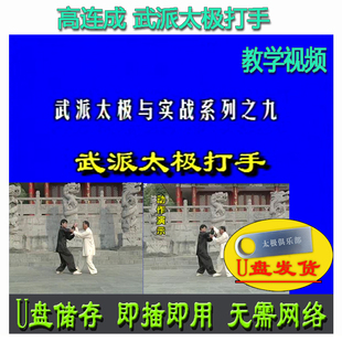 高连成 武派太极拳与实战系列之:打手走架U盘视频 推手武式教学