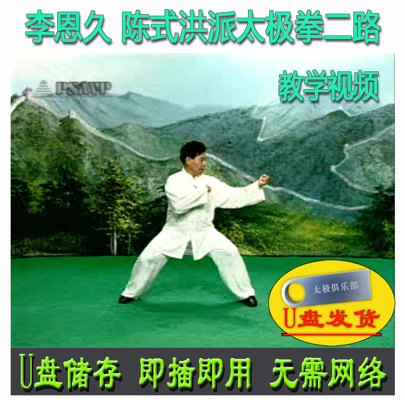 李恩久 陈式洪派太极拳二路U盘视频洪均生传陈氏洪式炮捶讲解教学怎么样,好用不?