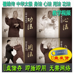 翟维传 中华太极拳 功法 心法 身法 用法 U盘视频 五步八法 桩功