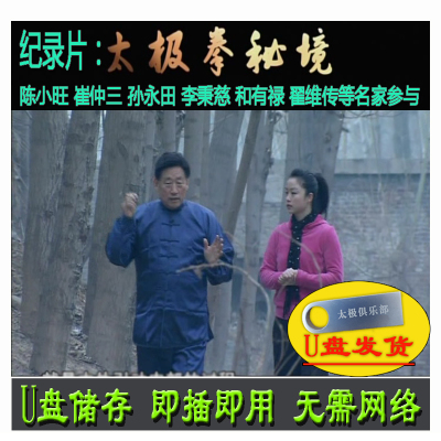 纪录片:太极拳秘境 U盘视频 各派名家探讨太极拳拳理及技击原理