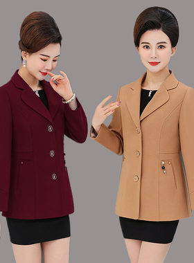 妈妈春秋短外套小西装