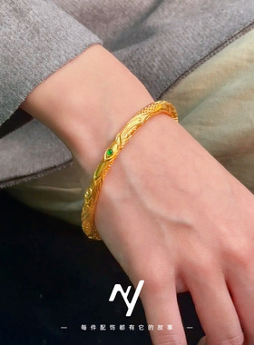 现货哪吒之魔童闹海乾坤圈封印开口手镯国风情侣古法哪吒手环批发