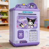 2025新款 存钱罐网红防摔塑料只进不出储蓄罐可爱自动吸币 卡通密码