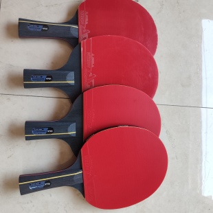 9星10星处理微瑕乒乓球拍横拍直拍正胶反胶训练比赛初学高弹球拍