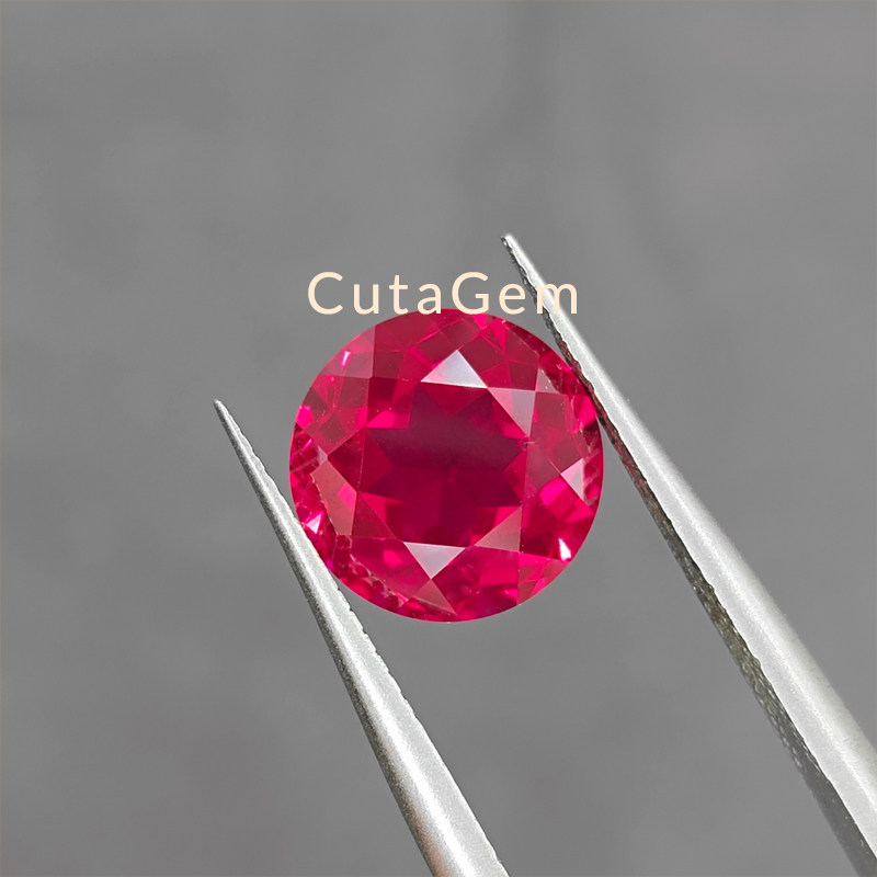 1~10mm鸽血红培育红宝石裸石人工人造合成配石小碎钻2mm