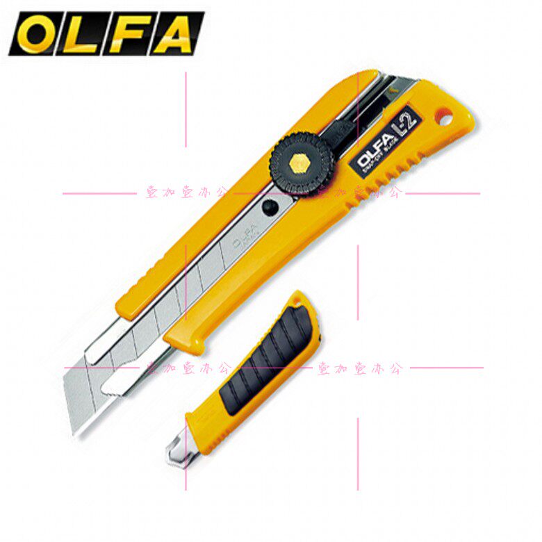 包邮日本进口OLFA大号切割刀L-2防滑切割刀裁纸刀介刀
