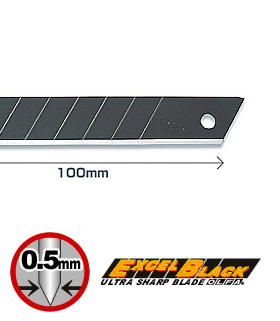 包邮日本OLFA原装进口LBB-50黑色大号美工墙纸刀片壁纸刀片