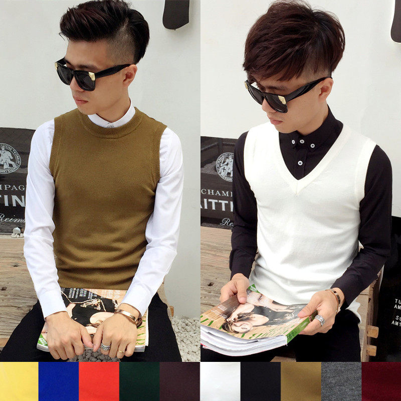 Débardeur homme Woolen gilet en coton - Ref 1598112 Image 1