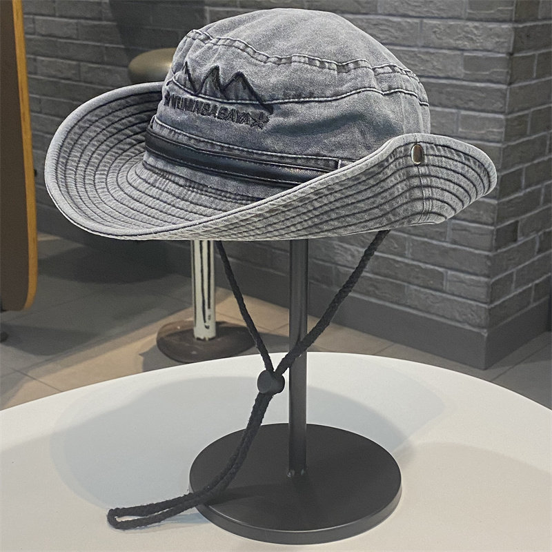 西部牛仔帽户外露营徒步登山帽子